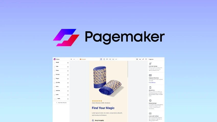 Pagemaker Lifetime Deal (LTD) Software